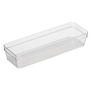 Oggi Clear Drawer Organizer 3"x9.5" - Kitchen, Office, Desk, Silverware, Utensils, Cosmetics, Bathroom Oggi Clear Drawer Organizer 3"x9.5" - Kitchen, Office, Desk, Silverware, Utensils, Cosmetics, Bathroom