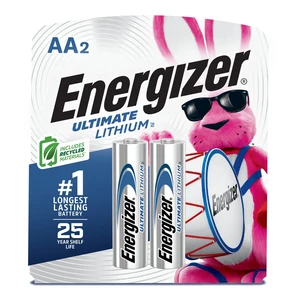 Energizer Ultimate Lithium AA Batteries 1.5V (2 Pack) Energizer Ultimate Lithium AA Batteries 1.5V (2 Pack)