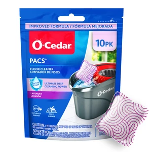 O-Cedar PACS Hard Floor Cleaner, Lavender Scent, 10ct (1-Pack) O-Cedar PACS Hard Floor Cleaner, Lavender Scent, 10ct (1-Pack)
