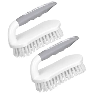 SetSail Heavy-Duty Scrub Brush with Stiff Bristles, 2-Pack for Shower, Bathroom, Kitchen, Carpet and Bathtub SetSail Heavy-Duty Scrub Brush with Stiff Bristles, 2-Pack for Shower, Bathroom, Kitchen, Carpet and Bathtub