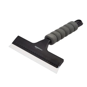 Amazon Basics Window Squeegee with Handle, 8-Inch, Silicone Rubber Blade, for Car Windshield, Shower, Glass, Mirror Cleaning, Streak-Free, Lightweight, Black Amazon Basics Window Squeegee with Handle, 8-Inch, Silicone Rubber Blade, for Car Windshield, Shower, Glass, Mirror Cleaning, Streak-Free, Lightweight, Black
