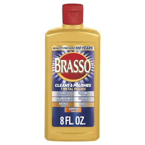 Brasso Multi-Purpose Metal Polish for Brass & Chrome, 8 oz Brasso Multi-Purpose Metal Polish for Brass & Chrome, 8 oz
