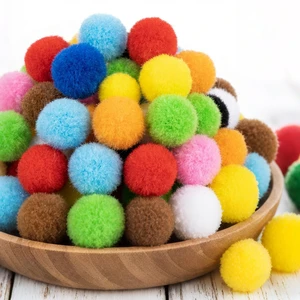 RAINFLOW 1800 Pcs 0.4Inch Multicolor Mini Craft Pom Poms RAINFLOW 1800 Pcs 0.4Inch Multicolor Mini Craft Pom Poms