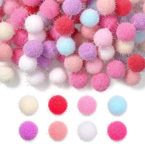 200 Pcs 0.6inch Mix Colorful Pom Poms, Mini Pom Pom Balls Bulk Fuzzy Puff Balls for DIY Arts Crafts Projects Home Decorations 200 Pcs 0.6inch Mix Colorful Pom Poms, Mini Pom Pom Balls Bulk Fuzzy Puff Balls for DIY Arts Crafts Projects Home Decorations