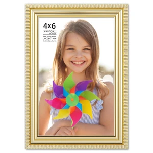 Langdon House Prosperity Collection 4x6 Gold Picture Frame Langdon House Prosperity Collection 4x6 Gold Picture Frame