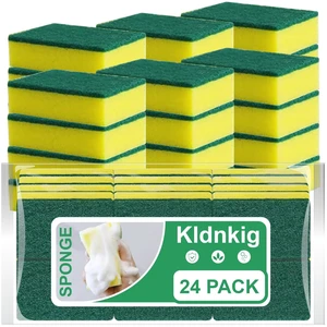 24 Pack Kitchen Scrub Sponges, Cleaning Sponges 24 Pack Kitchen Scrub Sponges, Cleaning Sponges