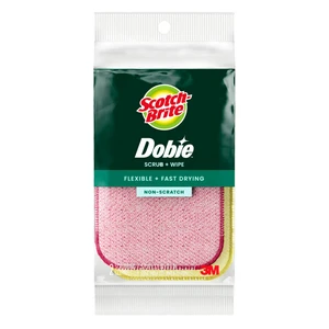 Scotch-Brite Dobie Scrub & Wipe Cloths, Non-Scratch Scrubbing, 2 Pack Scotch-Brite Dobie Scrub & Wipe Cloths, Non-Scratch Scrubbing, 2 Pack