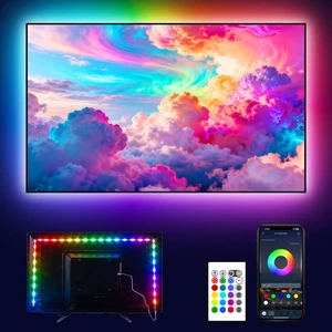 PANGTON VILLA LED TV Backlight for 40-60 Inch TVs, 8.2ft PANGTON VILLA LED TV Backlight for 40-60 Inch TVs, 8.2ft