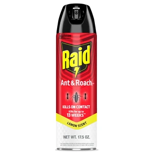 Raid Ant & Roach Killer Bug Spray, Lemon Scent, 17.5 Oz Raid Ant & Roach Killer Bug Spray, Lemon Scent, 17.5 Oz