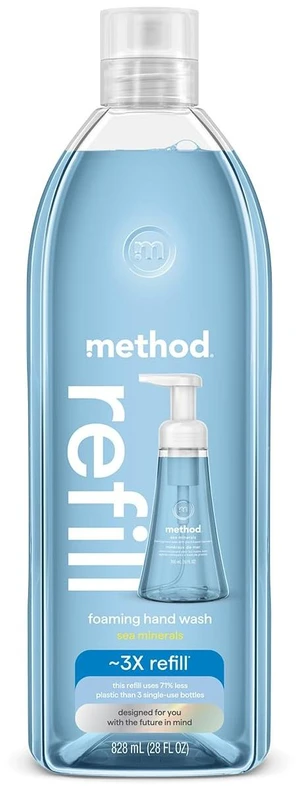 Method Foaming Hand Wash Refill, Sea Minerals, 28fl oz Method Foaming Hand Wash Refill, Sea Minerals, 28fl oz