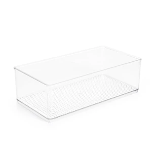 Mainstays Large Clear Plastic Organizer Bin for Bathroom Mainstays Large Clear Plastic Organizer Bin for Bathroom