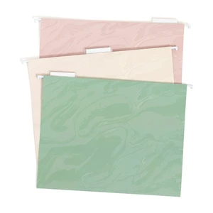 U Brands Fashion Hanging File Folders, Set of 6, Soft Marble, Letter Size U Brands Fashion Hanging File Folders, Set of 6, Soft Marble, Letter Size