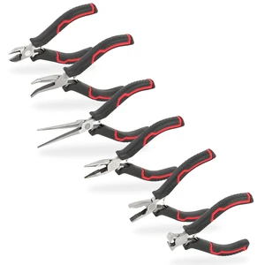 Hyper Tough 6-Piece Mini Pliers Set with Soft Grip Handles Hyper Tough 6-Piece Mini Pliers Set with Soft Grip Handles