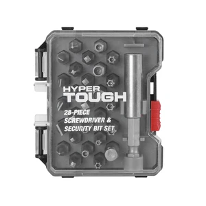 Hyper Tough 28-Piece Security and Screwdriver Bit Set with Case Hyper Tough 28-Piece Security and Screwdriver Bit Set with Case