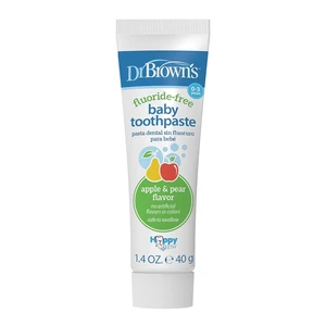 Dr. Brown's Fluoride-Free Baby Toothpaste, Apple Pear, 1-Pack Dr. Brown's Fluoride-Free Baby Toothpaste, Apple Pear, 1-Pack