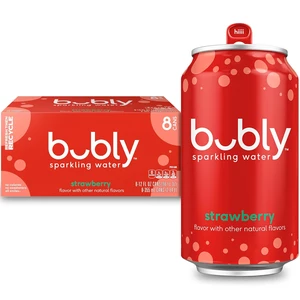 Bubly Sparkling Water Strawberry 12 Fl Oz Cans (8 Pack) Bubly Sparkling Water Strawberry 12 Fl Oz Cans (8 Pack)