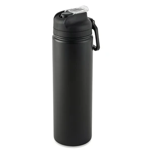 Mainstays 24oz Stainless Steel Sip Water Bottle, Black Mainstays 24oz Stainless Steel Sip Water Bottle, Black