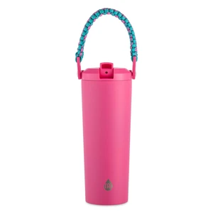 TAL 24oz Stainless Steel Hudson Paracord Handle Water Bottle, Pink TAL 24oz Stainless Steel Hudson Paracord Handle Water Bottle, Pink