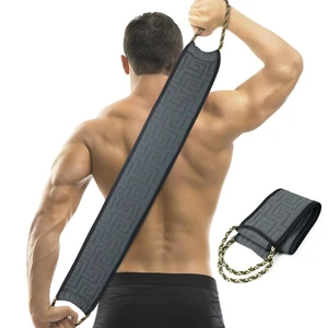 34 Inches Double Sided Exfoliating Back Scrubber with Handles, Body Bath Tool for Men & Women (Gray) 34 Inches Double Sided Exfoliating Back Scrubber with Handles, Body Bath Tool for Men & Women (Gray)