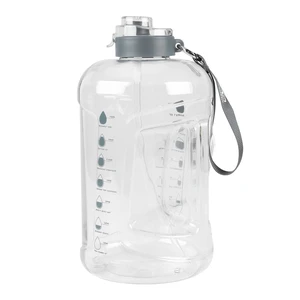 Athletic Works 1-Gallon BPA-Free Tritan Water Jug with Dual Lid, Black Accent Athletic Works 1-Gallon BPA-Free Tritan Water Jug with Dual Lid, Black Accent
