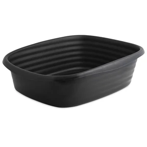 Arm & Hammer Simply Recycled Plastic Open Top Cat Litter Box, Large, Black Arm & Hammer Simply Recycled Plastic Open Top Cat Litter Box, Large, Black