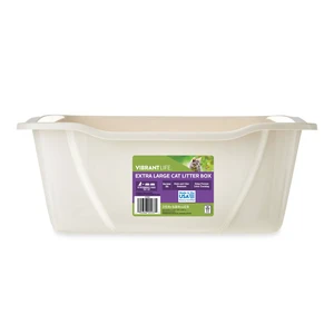Vibrant Life Extra Large Open Top Cat Litter Box Vibrant Life Extra Large Open Top Cat Litter Box