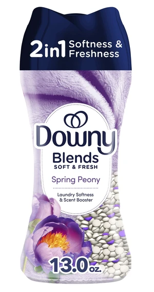 Downy Blends Soft & Fresh In-Wash Laundry Scent Booster Beads, Spring Peony, 13oz Downy Blends Soft & Fresh In-Wash Laundry Scent Booster Beads, Spring Peony, 13oz