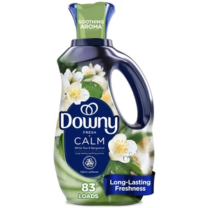 Downy Calm Liquid Fabric Softener, White Tea and Bergamot Scent, 56fl oz, 83Loads Downy Calm Liquid Fabric Softener, White Tea and Bergamot Scent, 56fl oz, 83Loads