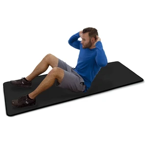 Microdry Multi-Purpose Fitness Mat 8mm Padded Skid & Tear Resistant 24" x 72" Black Microdry Multi-Purpose Fitness Mat 8mm Padded Skid & Tear Resistant 24" x 72" Black