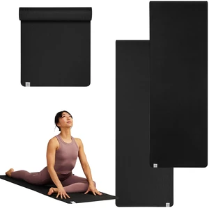 Gaiam Performance Yoga Mat, 23.5" x 68" x 6mm, TPE, Black Gaiam Performance Yoga Mat, 23.5" x 68" x 6mm, TPE, Black