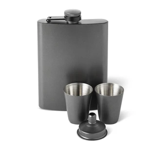 Better Homes & Gardens Flask Set with Shot Glasses and Funnel Better Homes & Gardens Flask Set with Shot Glasses and Funnel