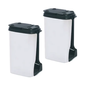 Buddeez 1.6-Quart Plastic Coffee Containers with Attached Scoops, Set of 2 Buddeez 1.6-Quart Plastic Coffee Containers with Attached Scoops, Set of 2