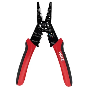 WGGE WG-015 Professional Wire Stripper, Wire Cutter and Wire Crimper, 8-Inch WGGE WG-015 Professional Wire Stripper, Wire Cutter and Wire Crimper, 8-Inch