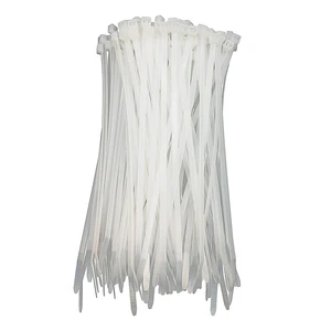 HS Clear Zip Ties 6 Inch Small, 100 Pcs, 18 LBS, Self Locking, White Nylon, Thin Strong Durable HS Clear Zip Ties 6 Inch Small, 100 Pcs, 18 LBS, Self Locking, White Nylon, Thin Strong Durable