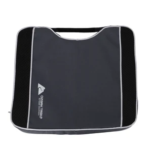 Ozark Trail Gray and Black Stadium Cushion Ozark Trail Gray and Black Stadium Cushion