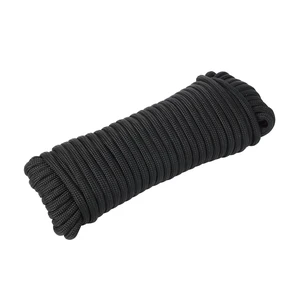 Ozark Trail 1100 lb Polyester Paracord Rope, 50', Black Ozark Trail 1100 lb Polyester Paracord Rope, 50', Black