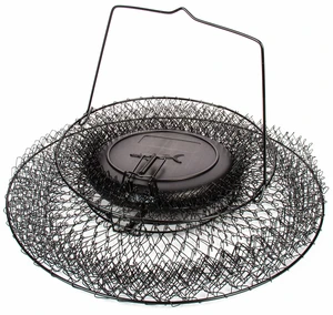 Ozark Trail 15 in x 21 in Collapsible Floating Wire Fishing Basket with Trap Doors and Handle Ozark Trail 15 in x 21 in Collapsible Floating Wire Fishing Basket with Trap Doors and Handle