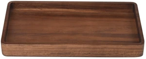 Better Homes & Gardens Acacia Wood Tray Organizer, Walnut Better Homes & Gardens Acacia Wood Tray Organizer, Walnut