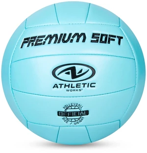 Athletic Works Size 5 Premium Soft Volleyball Blue Athletic Works Size 5 Premium Soft Volleyball Blue