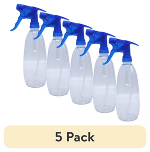 Mainstays 24oz Plastic Refillable Spray Bottle with Adjustable Nozzle (5 Pack) Mainstays 24oz Plastic Refillable Spray Bottle with Adjustable Nozzle (5 Pack)