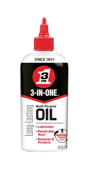 3-IN-ONE Multi-Purpose Oil with Marksman Spout, 4fl oz 3-IN-ONE Multi-Purpose Oil with Marksman Spout, 4fl oz