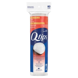 Q-tips Hygiene Shield 100% Cotton Rounds, Lint-Free Makeup Remover & Skin Care Pads, 80 Count Q-tips Hygiene Shield 100% Cotton Rounds, Lint-Free Makeup Remover & Skin Care Pads, 80 Count