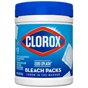 Clorox Zero Splash Bleach Packs 8.9oz 12Count Regular Scent Clorox Zero Splash Bleach Packs 8.9oz 12Count Regular Scent