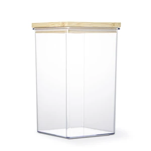 Thyme & Table 11.6-Cup Pantry Storage Container with Bamboo Lid Thyme & Table 11.6-Cup Pantry Storage Container with Bamboo Lid