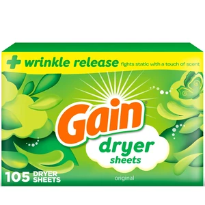 Gain Dryer Sheets, 105 Count, Original Scent Gain Dryer Sheets, 105 Count, Original Scent