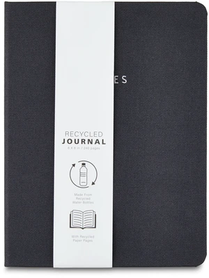 Pen+Gear Black Fabric Cover Journal with Elastic Band, 240 Ruled Pages Pen+Gear Black Fabric Cover Journal with Elastic Band, 240 Ruled Pages
