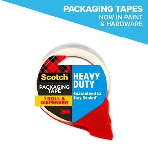 Scotch Heavy Duty Packaging Tape, 1.88" x 38.2 yd, Clear, 1 Dispenser Scotch Heavy Duty Packaging Tape, 1.88" x 38.2 yd, Clear, 1 Dispenser