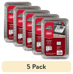 Expert Grill Aluminum Grease Liner Pan (5 Pack) Expert Grill Aluminum Grease Liner Pan (5 Pack)