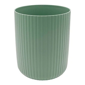 Mainstays 1.64Gallon Ribbed Plastic Trash Can, Green Mainstays 1.64Gallon Ribbed Plastic Trash Can, Green