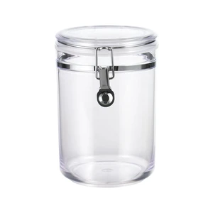 Mainstays Classic Medium Round Food Storage Canister, 33.8 oz, Clear BPA-Free Plastic, Airtight, Stackable Mainstays Classic Medium Round Food Storage Canister, 33.8 oz, Clear BPA-Free Plastic, Airtight, Stackable